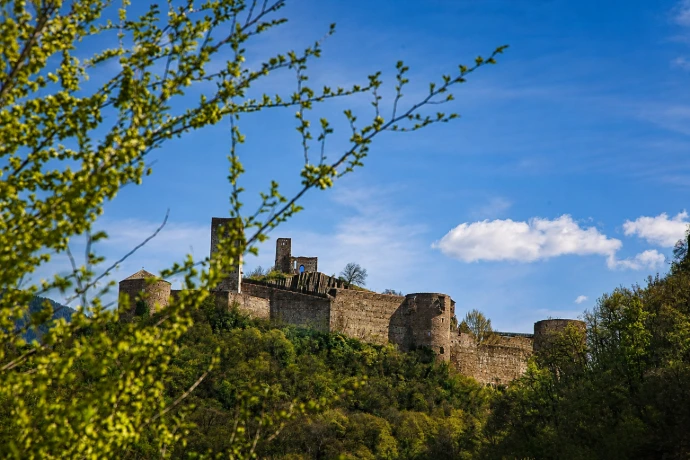 Ein Blick auf Schloss Sigmundskron